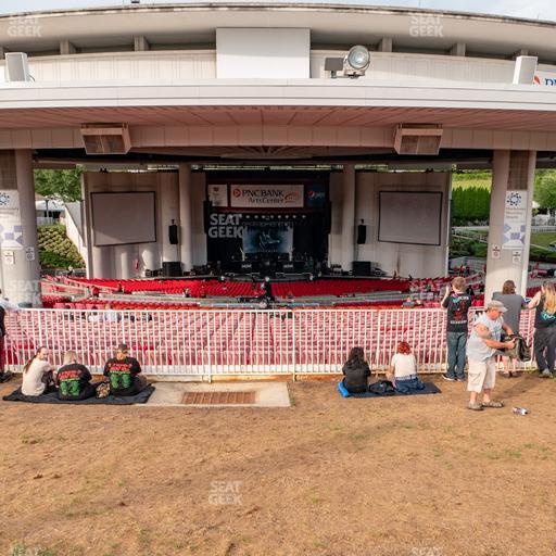 PNC Bank Arts Center - Section Ga Lawn Seat View