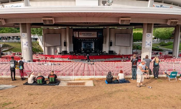 PNC Bank Arts Center - Section Ga Lawn Seat View