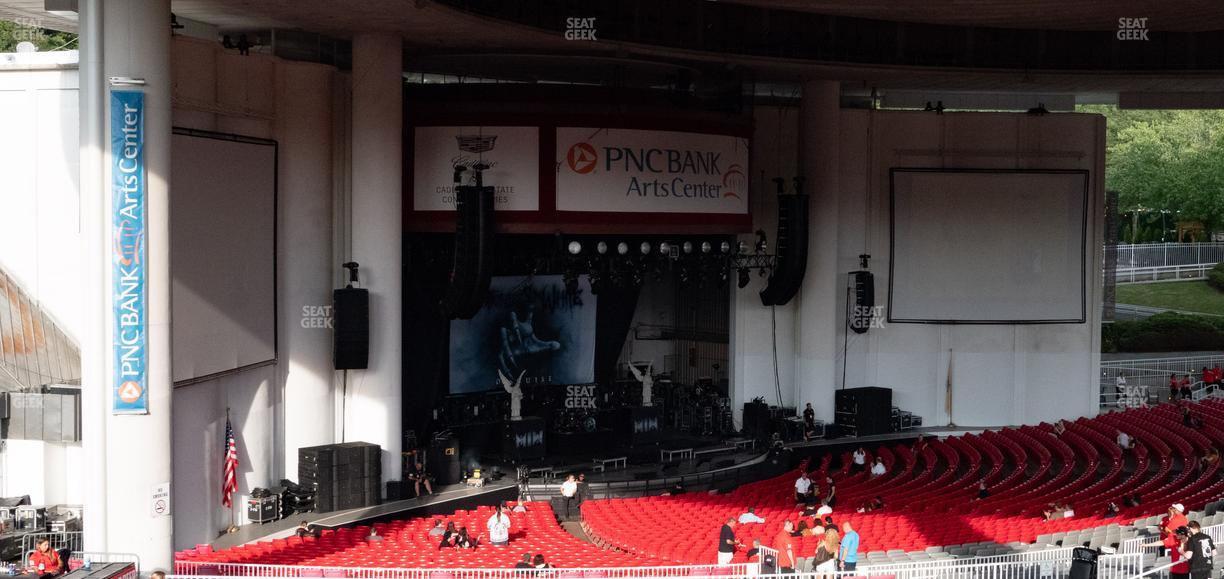 PNC Bank Arts Center - Section Nj Lottery Deck Seat View