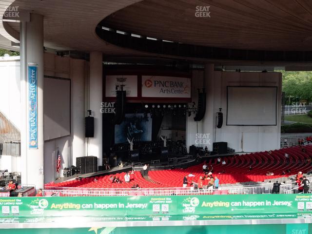 PNC Bank Arts Center - Section Nj Lottery Deck Seat View