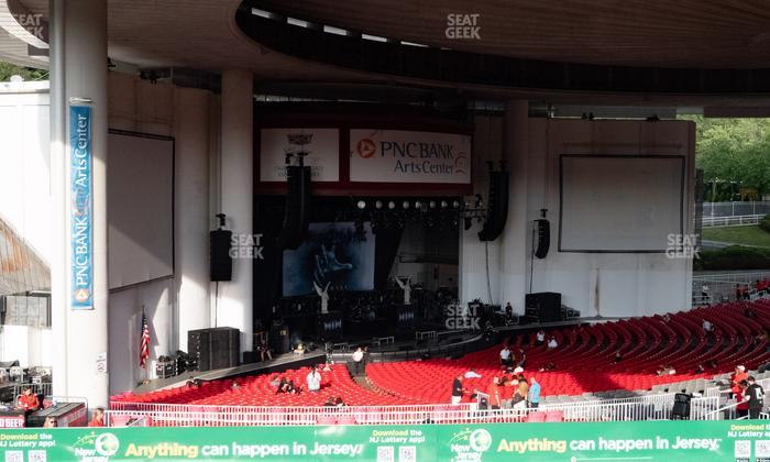 PNC Bank Arts Center - Section Nj Lottery Deck Seat View