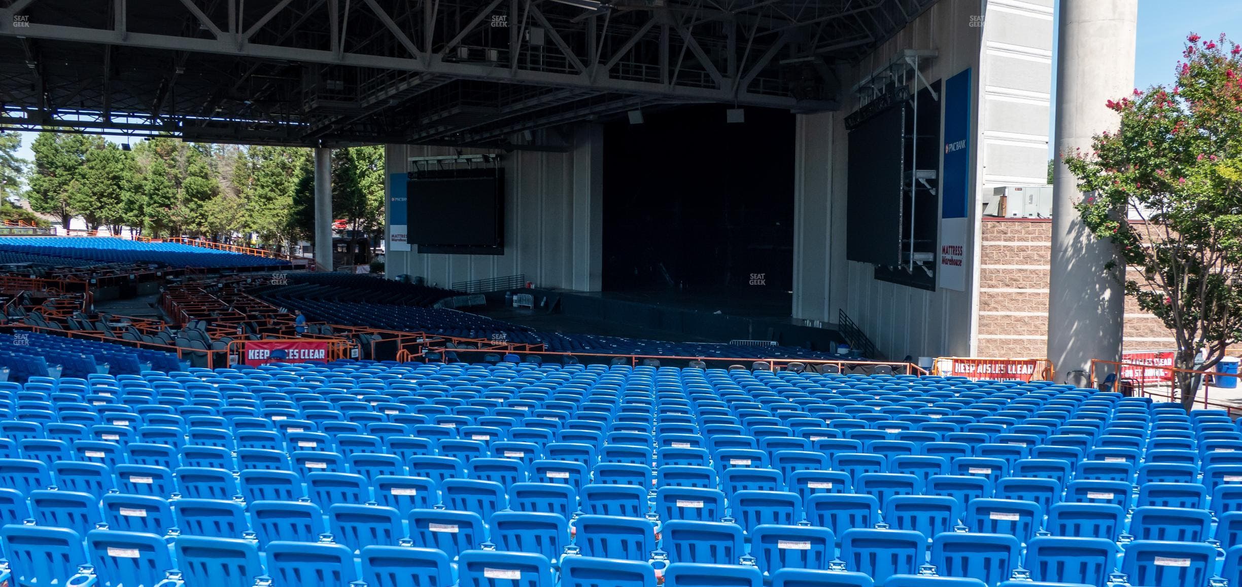 PNC Music Pavilion - Section Ga Deck 4 Seat View
