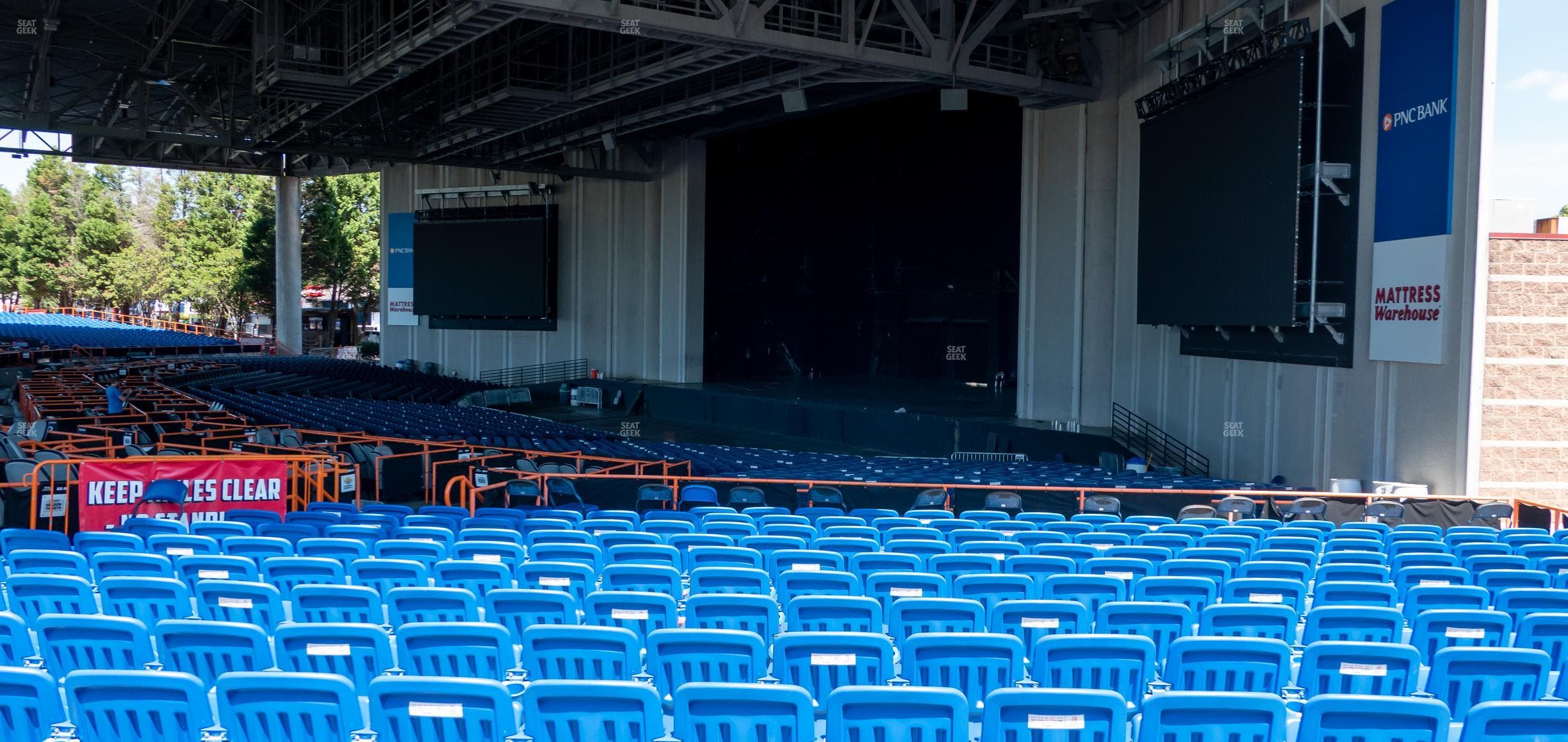 PNC Music Pavilion - Section Pavilion 4 Seat View