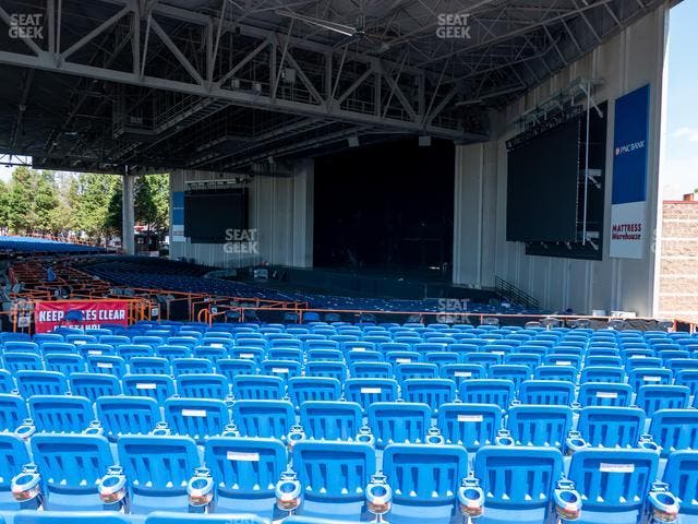 PNC Music Pavilion - Section Pavilion 4 Seat View
