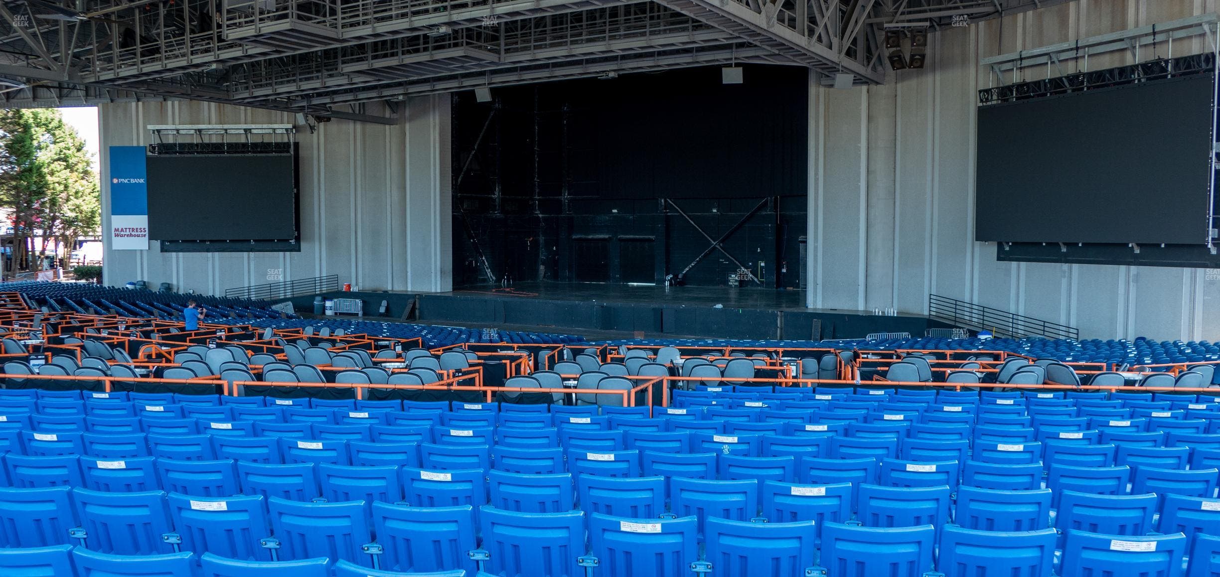PNC Music Pavilion - Section Pavilion 5 Seat View