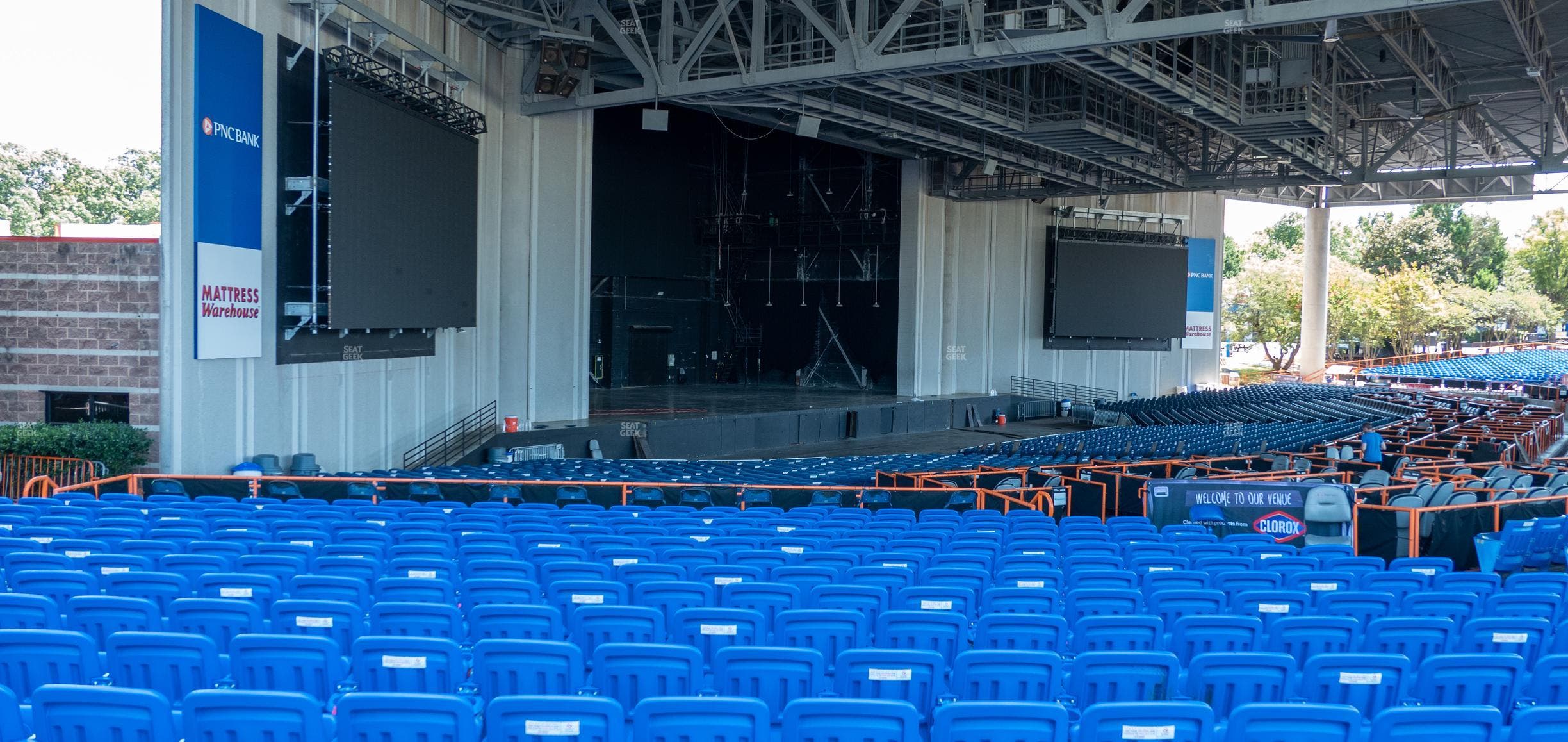 PNC Music Pavilion - Section Pavilion 9 Seat View