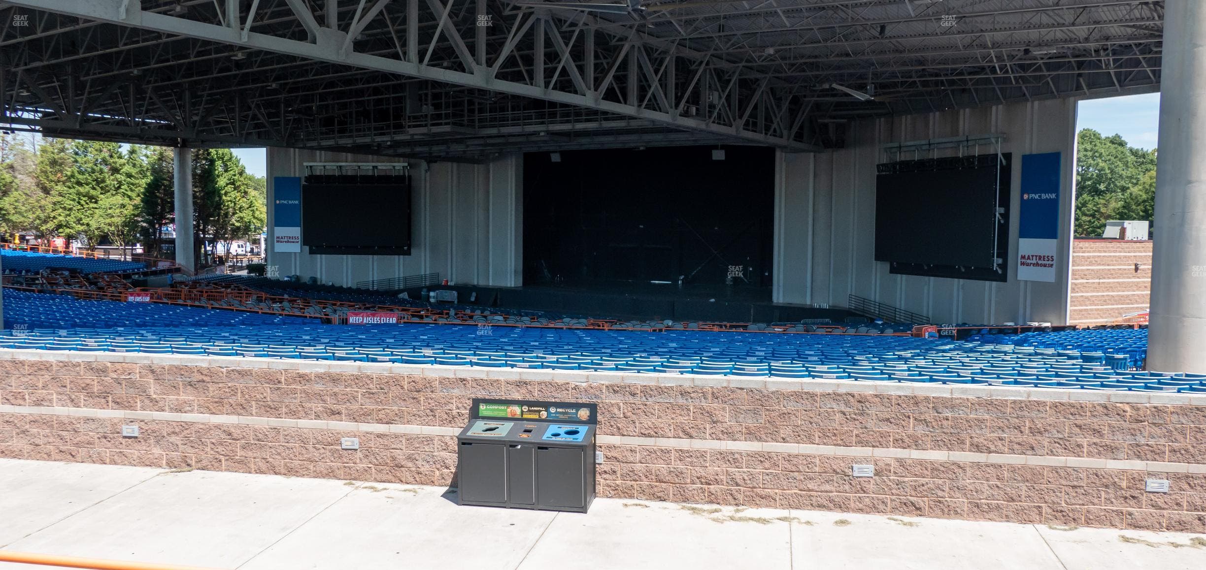 PNC Music Pavilion - Section Terrace 11 Seat View