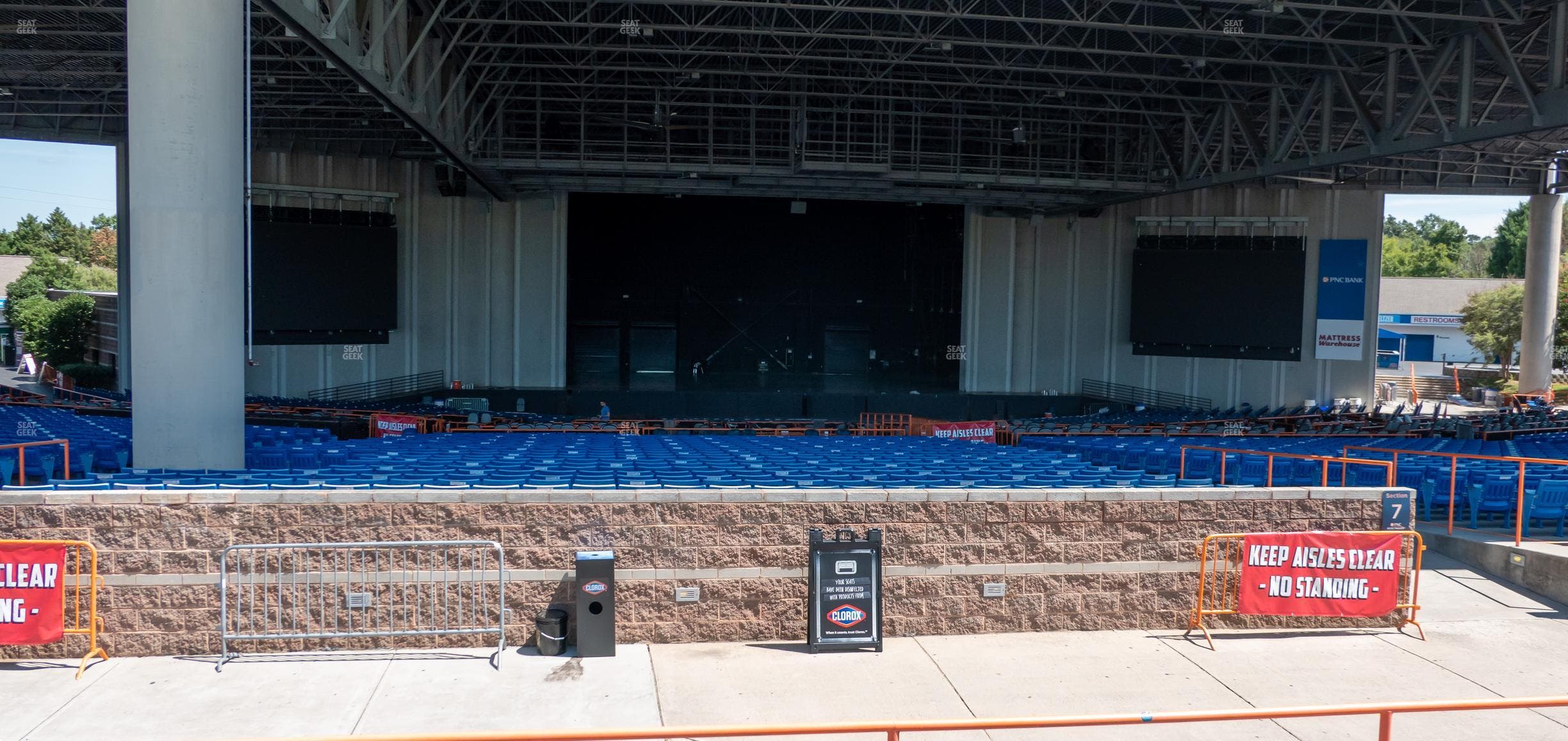 PNC Music Pavilion - Section Terrace 13 Seat View