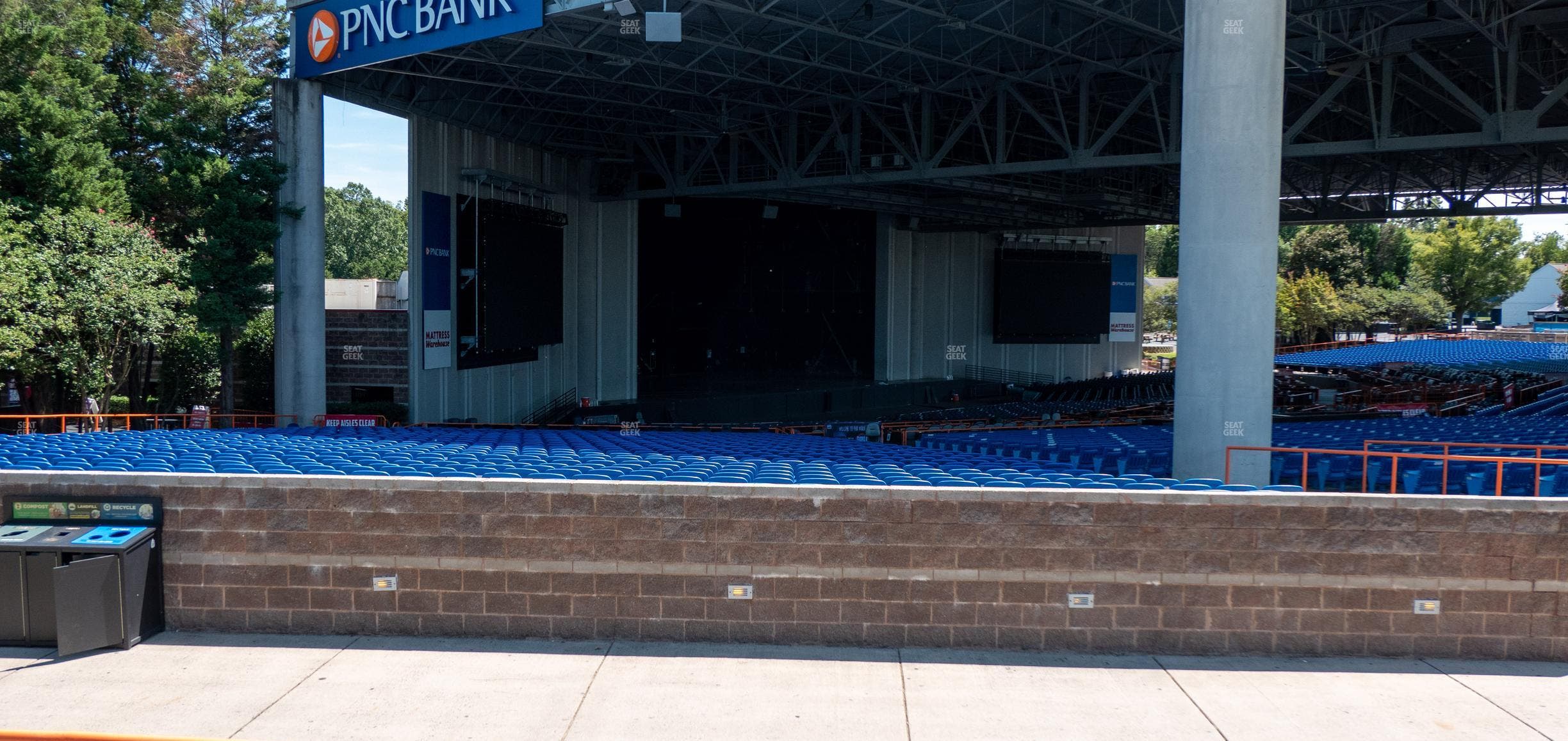 PNC Music Pavilion - Section Terrace 15 Seat View