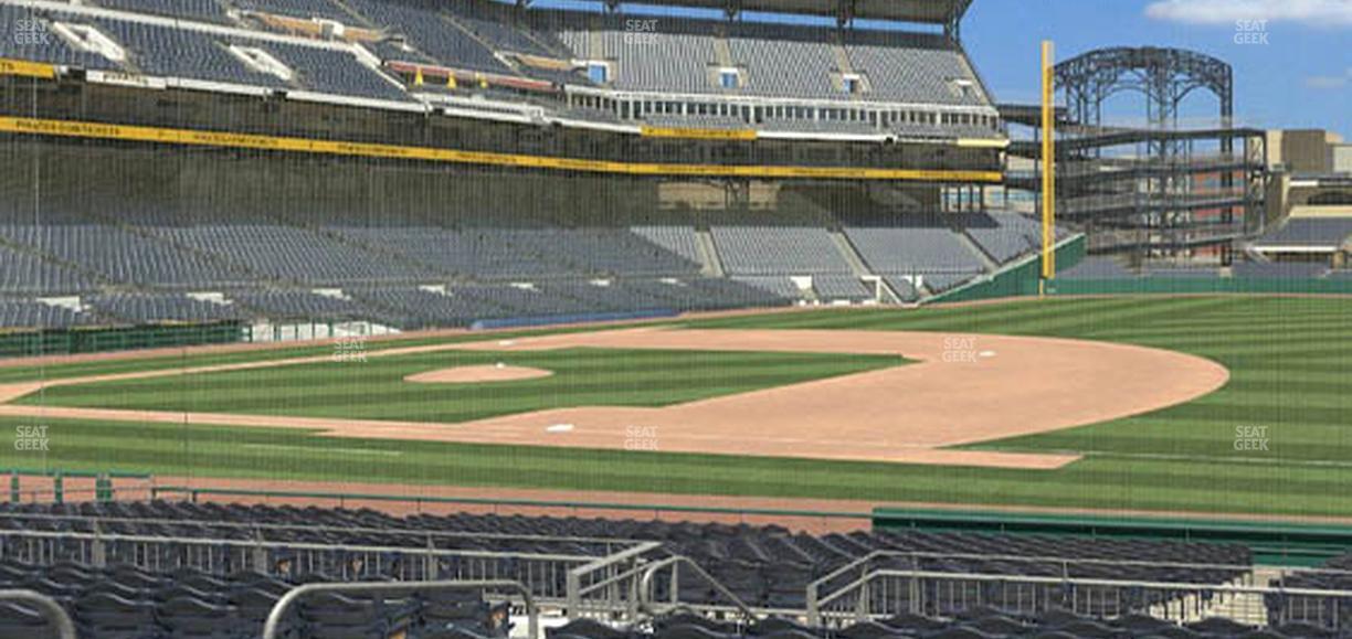 PNC Park - Section 107 Seat View