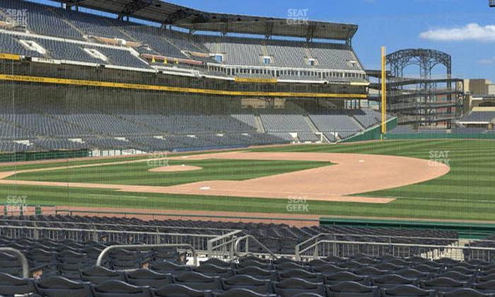 PNC Park - Section 107 Seat View