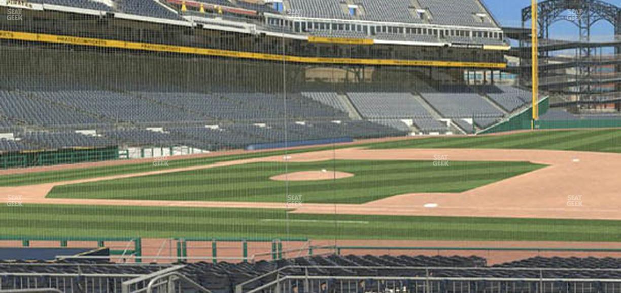 PNC Park - Section 108 Seat View