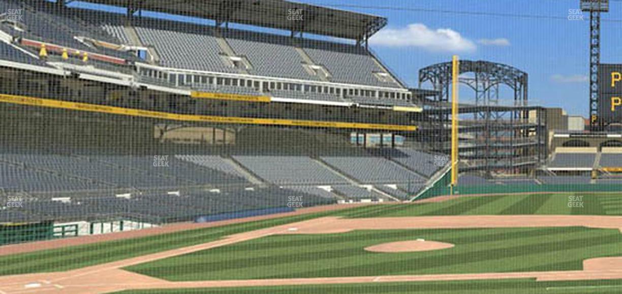 PNC Park - Section 110 Seat View