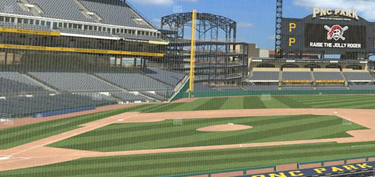 PNC Park - Section 112 Seat View