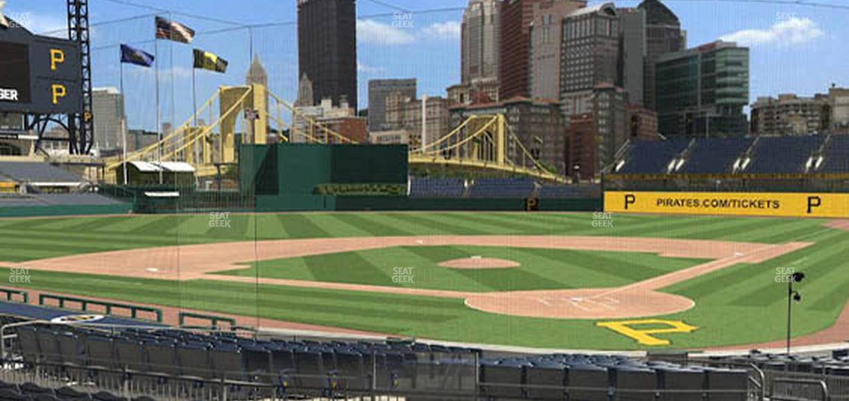 PNC Park - Section 117 Seat View