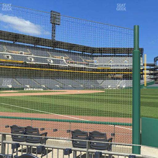 PNC Park - Section Baseline Box 1 Seat View