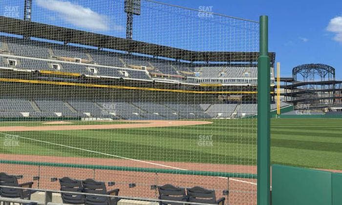 PNC Park - Section Baseline Box 1 Seat View