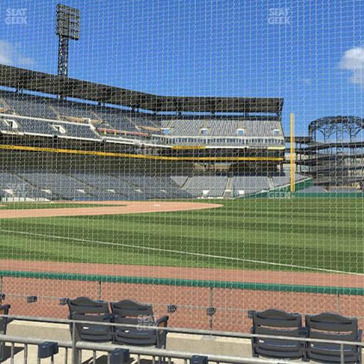 PNC Park - Section Baseline Box 2 Seat View