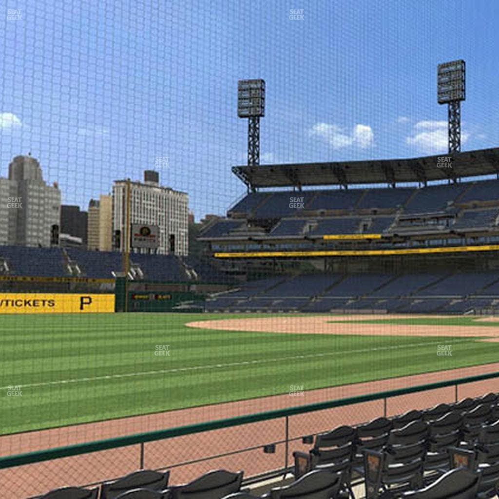 PNC Park - Section Baseline Box 29 Seat View