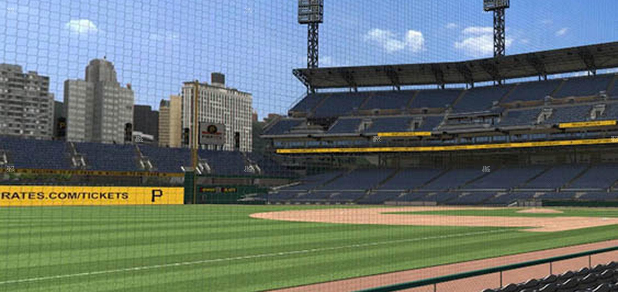 PNC Park - Section Baseline Box 29 Seat View