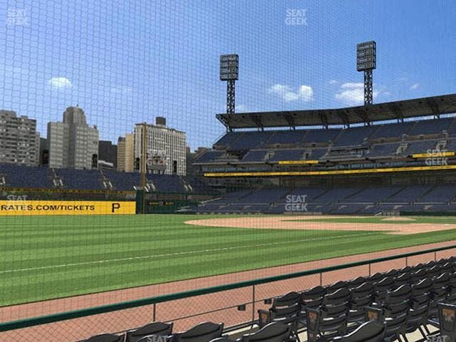 PNC Park - Section Baseline Box 29 Seat View
