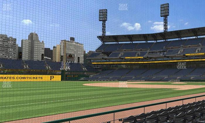 PNC Park - Section Baseline Box 29 Seat View