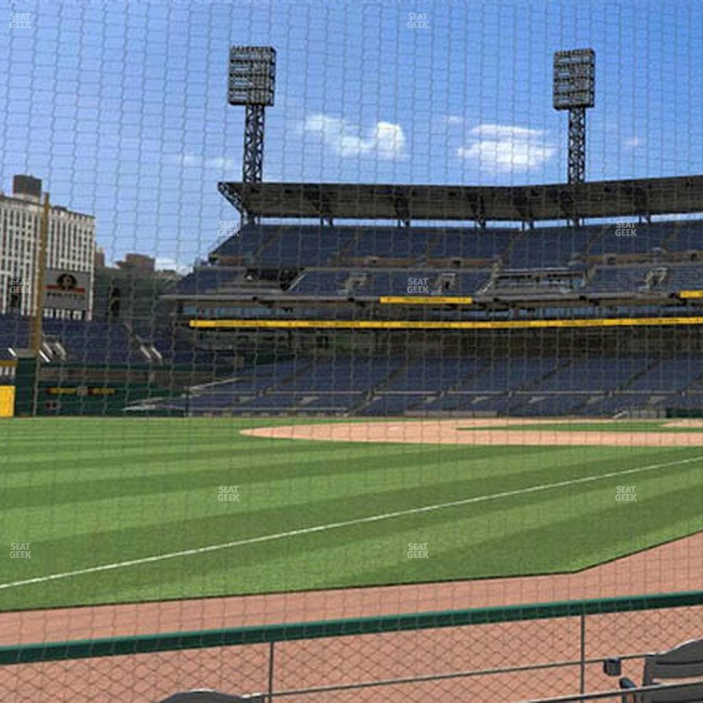 PNC Park - Section Baseline Box 30 Seat View