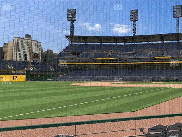 PNC Park - Section Baseline Box 30 Seat View