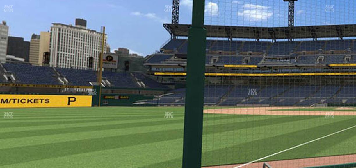 PNC Park - Section Baseline Box 31 Seat View