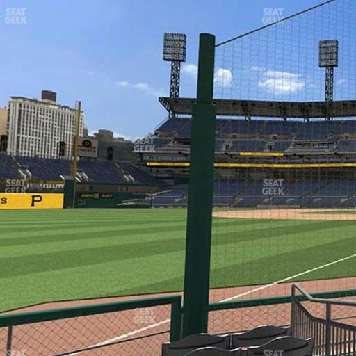 PNC Park - Section Baseline Box 31 Seat View