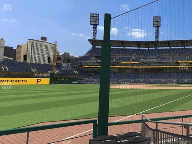 PNC Park - Section Baseline Box 31 Seat View