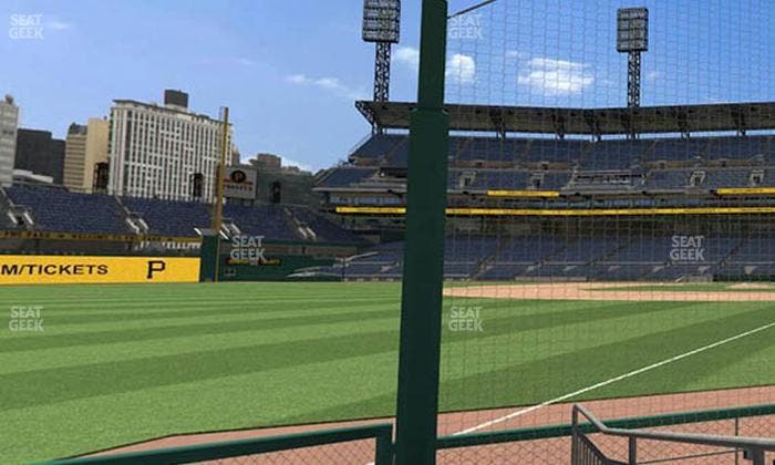 PNC Park - Section Baseline Box 31 Seat View