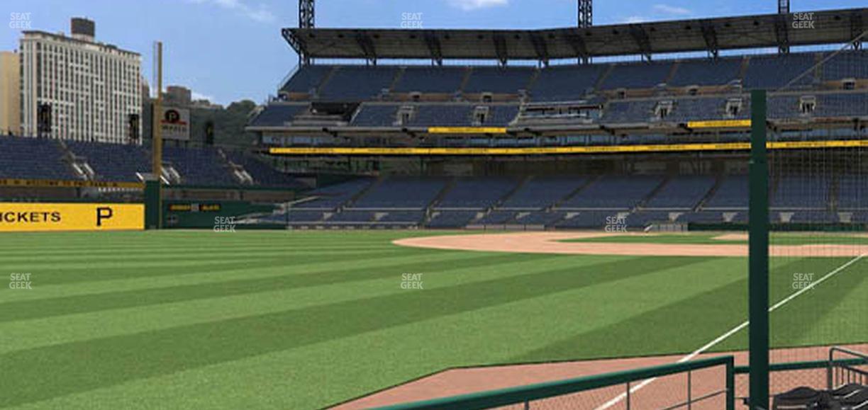 PNC Park - Section Baseline Box 32 Seat View