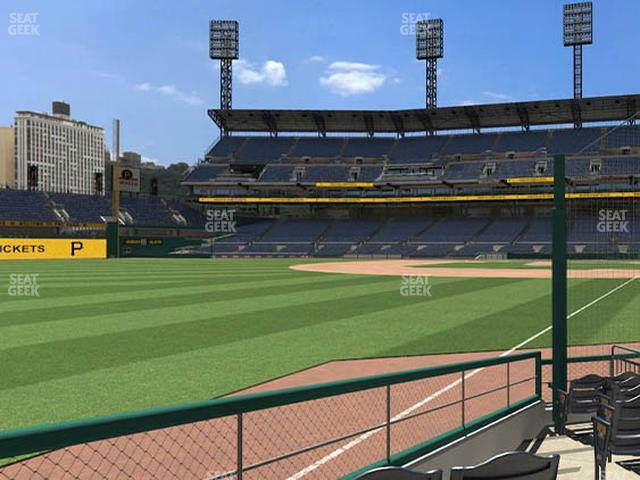 PNC Park - Section Baseline Box 32 Seat View