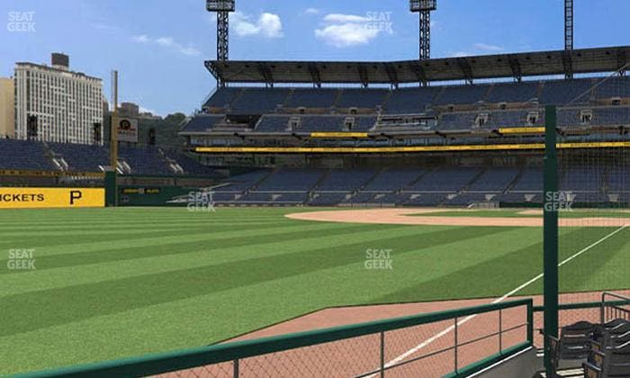 PNC Park - Section Baseline Box 32 Seat View