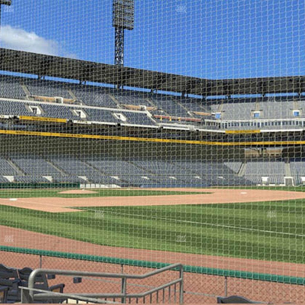 PNC Park - Section Baseline Box 4 Seat View