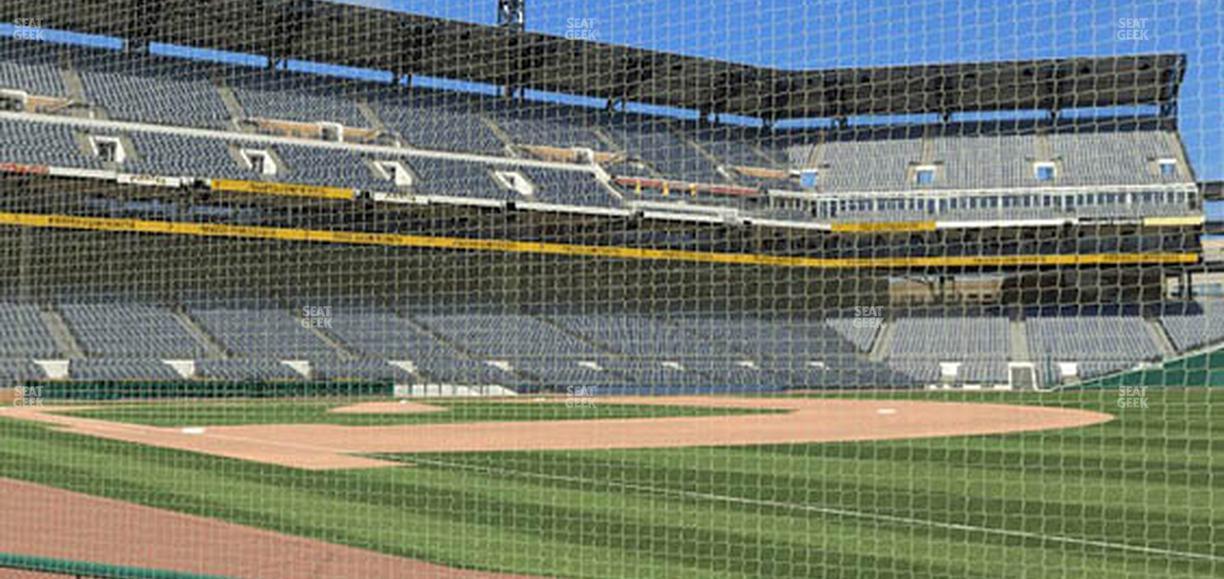 PNC Park - Section Baseline Box 4 Seat View