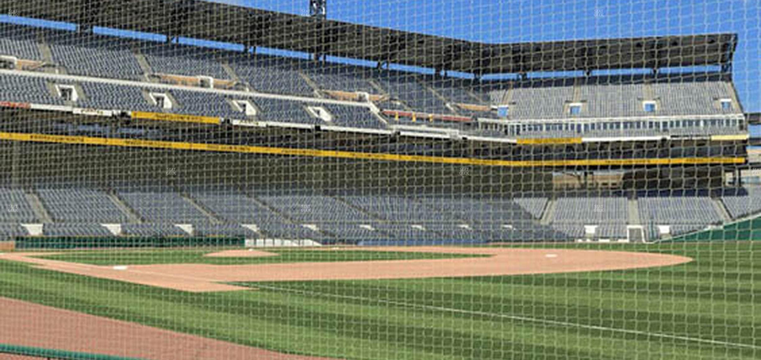 PNC Park - Section Baseline Box 4 Seat View