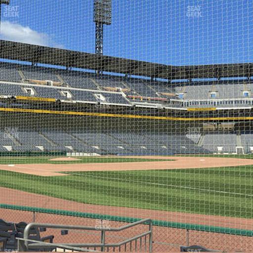 PNC Park - Section Baseline Box 4 Seat View