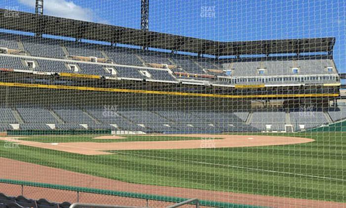 PNC Park - Section Baseline Box 4 Seat View