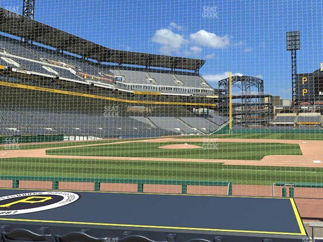 PNC Park - Section Dugout Box 10 Seat View