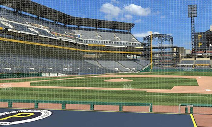 PNC Park - Section Dugout Box 10 Seat View