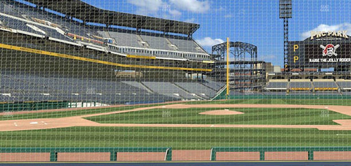 PNC Park - Section Dugout Box 11 Seat View