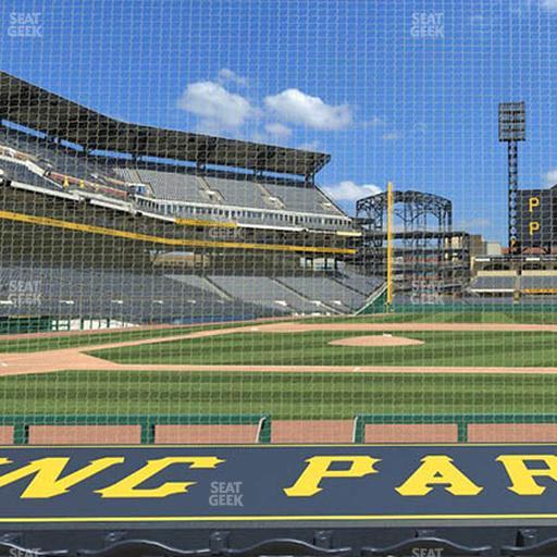 PNC Park - Section Dugout Box 11 Seat View