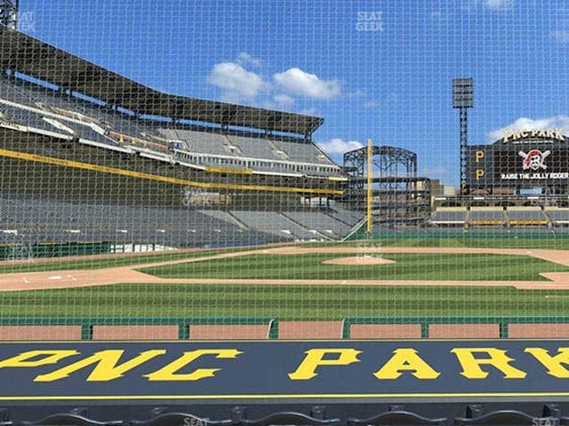 PNC Park - Section Dugout Box 11 Seat View