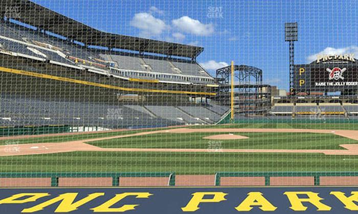 PNC Park - Section Dugout Box 11 Seat View