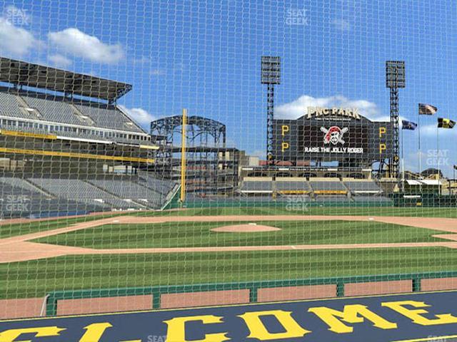 PNC Park - Section Dugout Box 12 Seat View