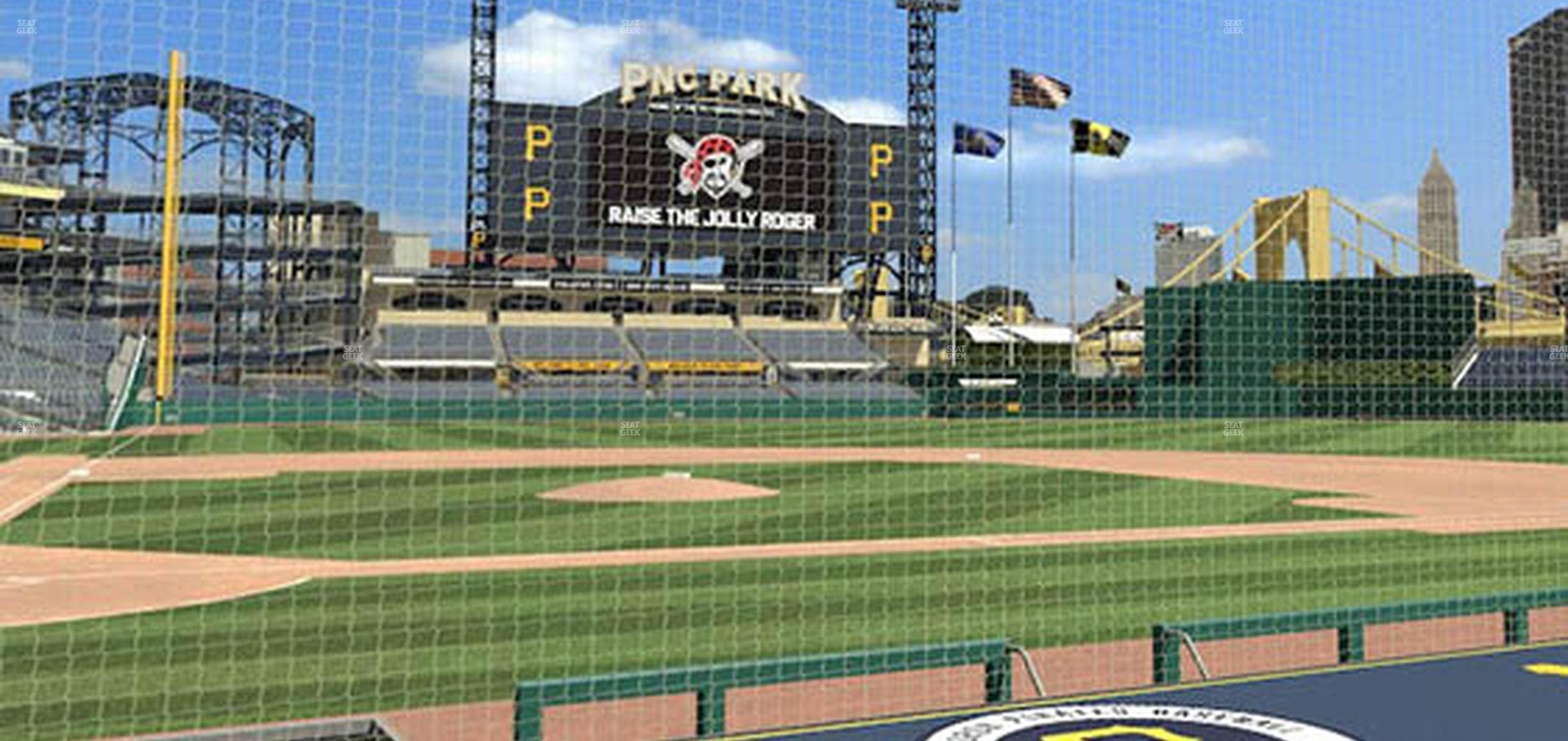 PNC Park - Section Dugout Box 13 Seat View