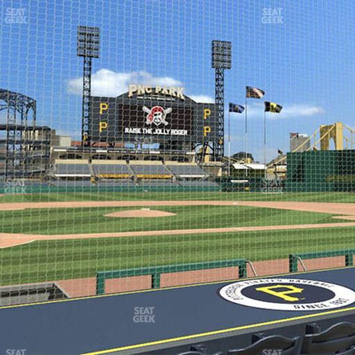 PNC Park - Section Dugout Box 13 Seat View