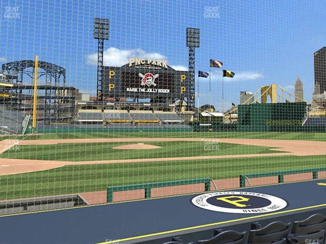PNC Park - Section Dugout Box 13 Seat View